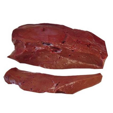 Foie de veau race Parthenaise, le sachet de 1 kg