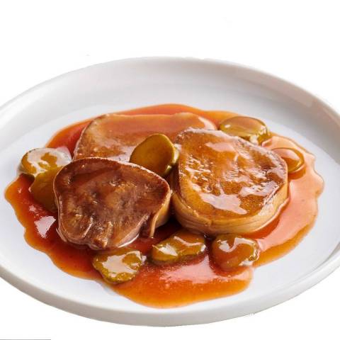 Langue de boeuf sauce piquante, la barquette de 1 kg