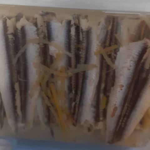 Petits filets d'anchois au citron confit, la bote de 200 gr