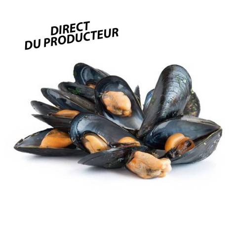 Moules de bouchots, pretes  cuires le kg